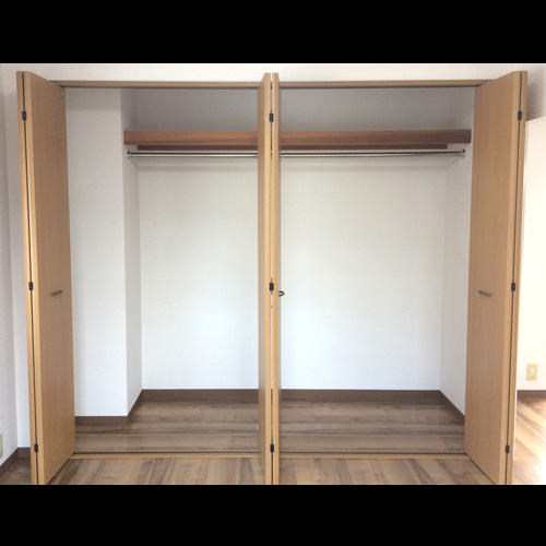 クローゼット設置施工後